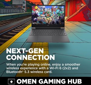 Portátil para Juegos H/P de 15.6 Pulgadas FHD 144Hz, AMD Ryzen 5-7535HS de 6 Núcleos, AMD Radeon RX 6550M (RTX 2050), 16 GB de RAM, SSD PCIe de 512 GB, Windows 11 - Product Image 3
