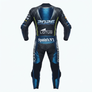 Traje de Carreras Jorge Lorenzo MotoCP Premium de Una Pieza Completo para Pista con Protectores Deslizantes OEM CE - Product Image 2