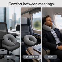 Cadeau d'entreprise, coussin de voyage lavable, Almohada De Cuello, coussin de voyage confortable