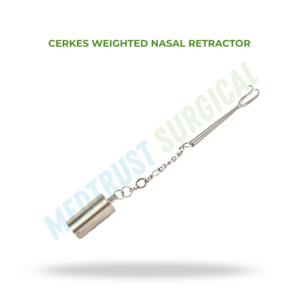 Retractor Nasal con Peso Cerkes, Instrumento Quirúrgico para Rinoplastia, Retractor Nasal ENT - Product Image 2