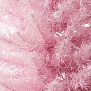 Pre-Lit Slim Noble Fir Artificial Christmas <b>Tree</b> Tall with Warm White LED <b>Lights</b> for Christmas Decorations - Product Image 2