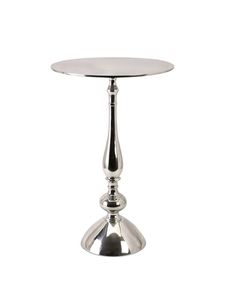 Decorative Round Metal Drink <b>Table</b> For <b>Sofa</b> <b>Side</b> Beverage Placement With Modern Elegant Furniture Appeal - Product Image 4
