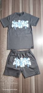 เสื้อยืดผู้ชายทรงหลวม ระบายอากาศได้ดี ลายนูน ทรงปกติ แขนสั้น คุณภาพสูง ผ้าฝ้าย 100% 250 แกรม เสื้อยืดแบบสั่งทำ - Product Image 2