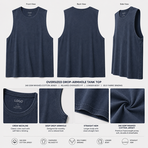 Compression Tank Top Blank Plain <b>No</b> <b>Logo</b> Curved Hem Design Cotton Fabric Wholesale OEM Private Label For Yoga Fitness Soft - Product Image 2
