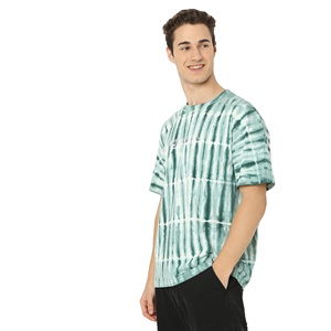 Camiseta de algodón 100% informal elegante y cómoda para hombre, tela de estambre de diseño en blanco con serigrafía holgada - Product Image 1