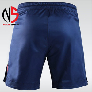 กางเกงชกมวยสไตล์ใหม่สั่งทำได้ คุณภาพสูง ขายส่ง ยืดหยุ่นสูง น้ำหนักเบา ระบายอากาศได้ดี ผลิตจากโพลีเอสเตอร์ 100% สำหรับกีฬากราปลิงและคิกบ็อกซิ่ง - Product Image 5