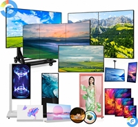 Layar Sentuh Interaktif OLED Transparan 30/55/77 Inci 2K 4K Kualitas Tinggi Tipis untuk Toko Perhiasan, Pameran, Periklanan, Museum, Hotel