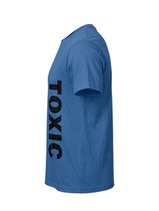 T-shirt Homme Personnalisé en Coton Épais Imprimé Graphique Vintage Bleu Vert Anthracite Streetwear Motif Toxic Col Rond Décontracté - Product Image 5