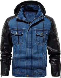Chaquetas de mezclilla para hombre del fabricante, de alta calidad, transpirables y de secado rápido, chaqueta de mezclilla para hombre, ropa para hombre - Product Image 1