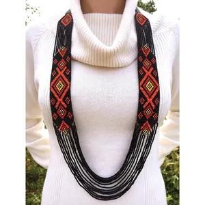 TRENDING Top <b>set</b> Handmade Tribal Seed <b>Bead</b> Necklace <b>Set</b> Boho Ethnic Jewelry for anniversary ,party,christmas - Product Image 1