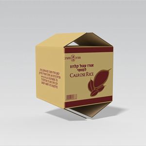 Caja de cartón corrugado impresa a medida para envasado de arroz, caja de envío de calidad alimentaria para exportación, fabricante de Vietnam, proveedor OEM, fábrica. - Product Image 2