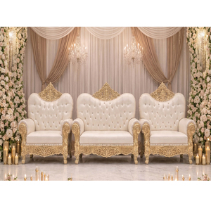 Elegante y Moderno Conjunto de Sofás Desmontables para Recepción de Bodas, Muebles de Lujo para Novios, Nueva Zelanda - Product Image 1