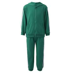 ชุดวอร์มเด็กผู้ชายแบบมีฮู้ด ผ้าฟลีซระบายอากาศได้ดี เป็นมิตรกับสิ่งแวดล้อม สำหรับฤดูหนาว ปี 2026 ขายส่ง สีพื้น แต่งซิป สามารถเลือกสีได้ - Product Image 3