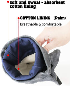 Gants de soudage 14 pouces, vente en gros directe d'usine, gants de sécurité en cuir croûte résistants à la chaleur pour travaux industriels et lourds - Product Image 4
