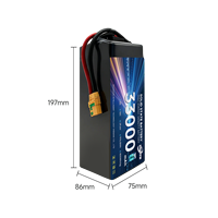Batterie de drone 8S 33000mah 29.6V 400Wh/kg 10C haute énergie longue durée, batterie lithium semi-solide pour drone industriel/UAV