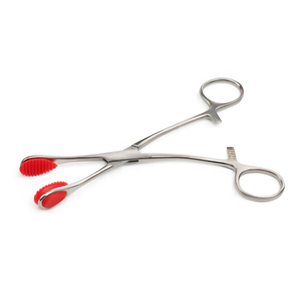 Pinzas de sujeción veterinarias de acero inoxidable de alta calidad de 17 cm/6.7 pulgadas con agarre suave de goma para microcirugía y visión microscópica - Product Image 2
