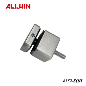 Placa de Montaje en Pared de Acero Inoxidable, Soporte para Barandilla de Vidrio - Product Image 4