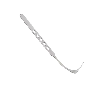 Left Curved Temporal Fossa Retractor 40 mm Blade Length 155 mm Custom Design Orthopedic Surgical Exposure Instrument - Product Image 6