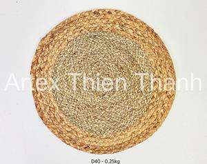 Eco Friendly Seagrass Table Mat Handmade Dining Placemat Handwoven Seagrass Placemat Sustainable Dining Table Decor OEM ODM - Product Image 3