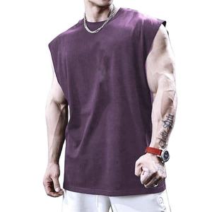 เสื้อกล้ามผู้ชายคุณภาพดีเยี่ยม ผลิตในปากีสถาน เนื้อผ้าถักแบบเรียบง่าย ระบายอากาศได้ดี แห้งเร็ว เป็นมิตรต่อสิ่งแวดล้อม มีไซส์ใหญ่พิเศษ สไตล์ลำลอง - Product Image 1