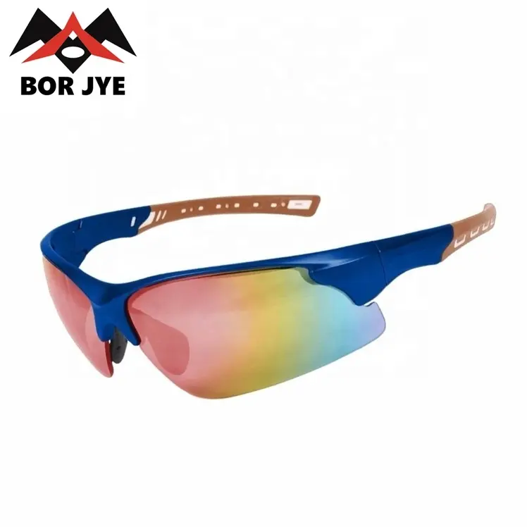 Borjye J107 halbrandloses kissen schaum für augenbrauen bar komfort gummi arme sportbrille