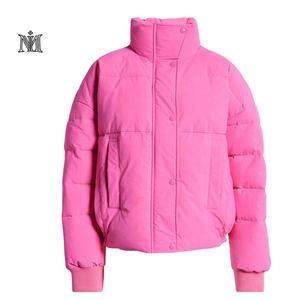 Chaquetas cálidas con capucha a precio de fábrica, chaqueta Bomber de satén con cremallera completa de manga larga personalizada para hombre, chaquetas cortavientos para primavera e invierno - Product Image 3