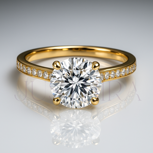 Bague en diamant ovale de qualité export, idéale pour le quotidien, le bureau et un style élégant. Prix compétitif. - Product Image 1