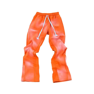 Men's Orange High Quality Canvas Sweatpants <b>Elastic</b> <b>Lace</b>-up Formal Lightweight Breathable Eco-Friendly Quick Dry Winter Style - Product Image 1