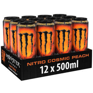 Wholesale Monster Nitro Cosmic Peach 500ml Energy Drink Can Factory Direct Supply Refreshing Taste Premium Quality Export - Product Image 1