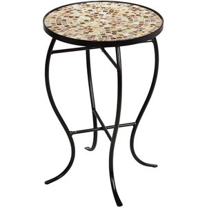 Mesa de Centro de Hierro Esmaltado Personalizable, Moderna, Ecológica y Duradera, con Piedras Preciosas, para Sala de Estar - Product Image 2