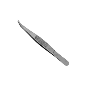 Pinzas Quirúrgicas Manuales de Acero Inoxidable con Puntas Curvas para Uso Médico en Quirófano, Instrumento de Clase I con Certificación CE - Product Image 1