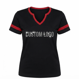 Nouveaux T-shirts unisexes personnalisables avec logo, style sportif, écologiques, à motif uni, tricotés, pour sororités, gymnases, écoles, universités - Product Image 3