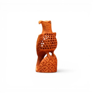 Figurine d'aigle en bois sculptée à la main, statue d'aigle, objet décoratif en bois, sculpture animale décorative, décoration d'intérieur, article cadeau - Product Image 4