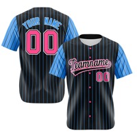 Maillot de baseball personnalisé pour hommes, chemise athlétique à boutons, manches courtes, séchage rapide, uniforme d'équipe avec fabrication OEM ODM