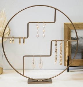 Elegant Metal Jewellery Holder For Organizing Necklaces Earrings Bracelets Rings And Small Accessories On <b>Dressing</b> <b>Table</b> - Product Image 1