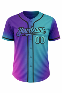 Uniforme de Béisbol Sublimado de Poliéster Transpirable de Dos Tonos de Alta Calidad, Última Moda, Tallas Grandes, Color Personalizado, Servicio OEM - Product Image 3