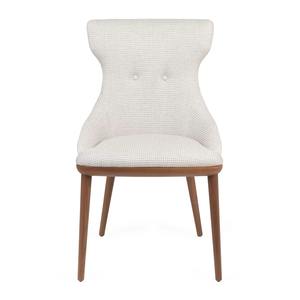 เก้าอี้รับประทานอาหารไม้เนื้อแข็งหุ้มเบาะ ดีไซน์ตามหลักสรีรศาสตร์ ทนทาน เป็นมิตรกับสิ่งแวดล้อม หรูหรา เหมาะสำหรับร้านอาหารและโรงแรม - Product Image 3