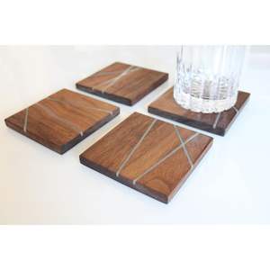 Posavasos Modernos y Elegantes de Resina y Madera, Manteles y Protectores de Mesa Modernos para un Diseño Interior con Estilo - Product Image 1