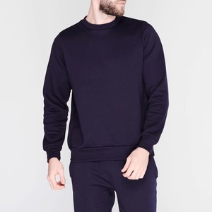 Sweat-shirt à capuche thermique en molleton uni pour homme, en mélange polyester/coton tricoté épais, brodé, respirant et coupe-vent - Product Image 4