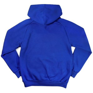 Sudaderas Personalizadas con Capucha en Azul Rey para Hermandades y Fraternidades, de Algodón y Felpa, Corte Regular Informal, para Otoño, con Bolsillos, Color Sólido - Product Image 4