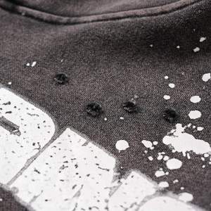 Sudadera con Capucha Unisex de Algodón French Terry, Personalizada con Bordado y Estampado, Estilo Urbano, Oversize, Diseño Desgastado, para Invierno - Product Image 5