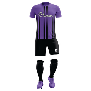 ชุดฟุตบอล Rapid Motion แบบเข้ารูปพอดีตัว ประกอบด้วยเสื้อและกางเกงขาสั้น - Product Image 1