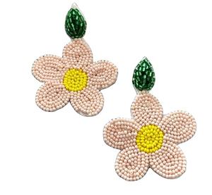 Pendientes de Cuentas de Flores, Pendientes Personalizados con Múltiples Cuentas, Joyería Festiva para Mujer al Mejor Precio, Pendientes de Cuentas - Product Image 1