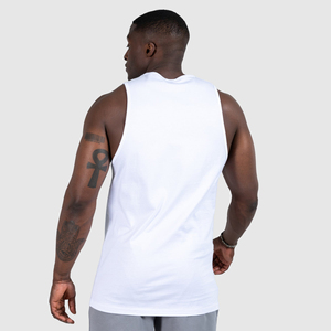 Camiseta sin Mangas de Algodón de Alta Calidad Personalizada de Fábrica para Hombre, Camiseta sin Mangas Estilo Vintage, Camiseta con Hombros Descubiertos para Hombre - Product Image 3