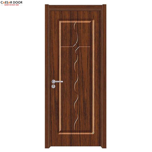 Puertas Interiores Modernas de Madera Maciza Ecológica con Marcos Precolgados, Decorativas para Sala de Estar y Baño, Fácil Instalación, Fábrica en Vietnam - Product Image 1