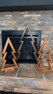 Premium Handcrafted Wood <b>Christmas</b> <b>Tree</b> Decorations Handicraft Table <b>Top</b> Ornament Set Traditional Style Shape <b>Christmas</b> <b>Trees</b> - Product Image 5