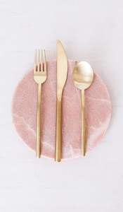 Cubiertos de estilo audaz y llamativo que brindan una experiencia gastronómica impactante, eventos de lujo y mesas expresivas. - Product Image 2