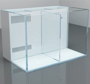 <span class=keywords><strong>Acquario</strong></span> Multifunzione Diviso a Tre Cilindri per Pesci <span class=keywords><strong>Betta</strong></span>, 50 cm Bianco - Product Image 2