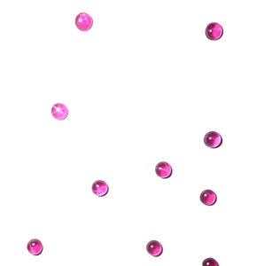 Rubis étoilé transparent rond 4x4 mm 1 carat, cabochon poli créé en laboratoire avec effet étoile à 6 branches pour la fabrication de bijoux - Product Image 2
