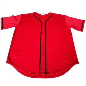 Maillots de sport de baseball unisexes respirants sur mesure, conception personnalisée, jersey uni, sublimation, fabrication sur commande, grandes tailles, anti-UV, séchage rapide - Product Image 1